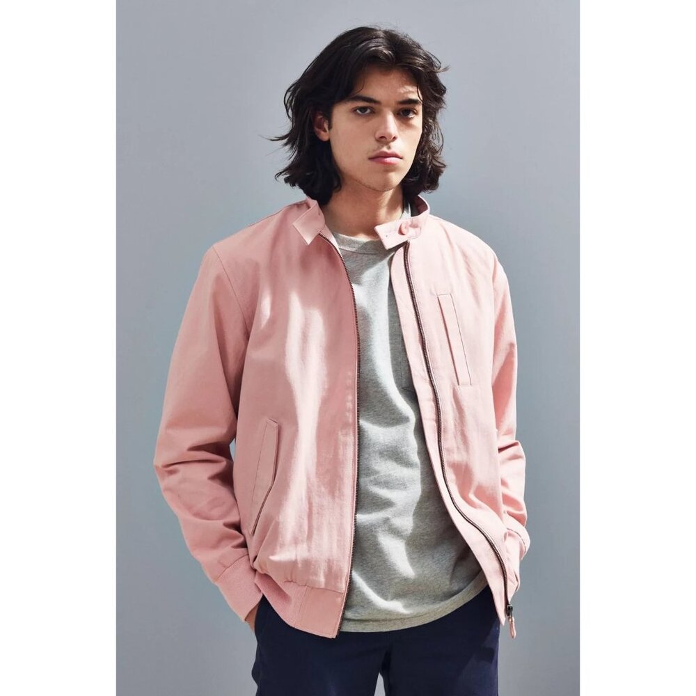 Fairplay Mens Pink Bomber Jacket L‎
